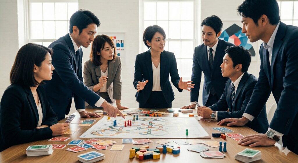 組織のサイロ化解消のプロセスを体験する従業員